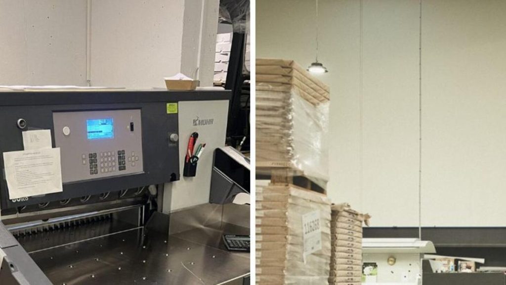 Print Logistics fined after worker severely injured in industrial guillotine incident