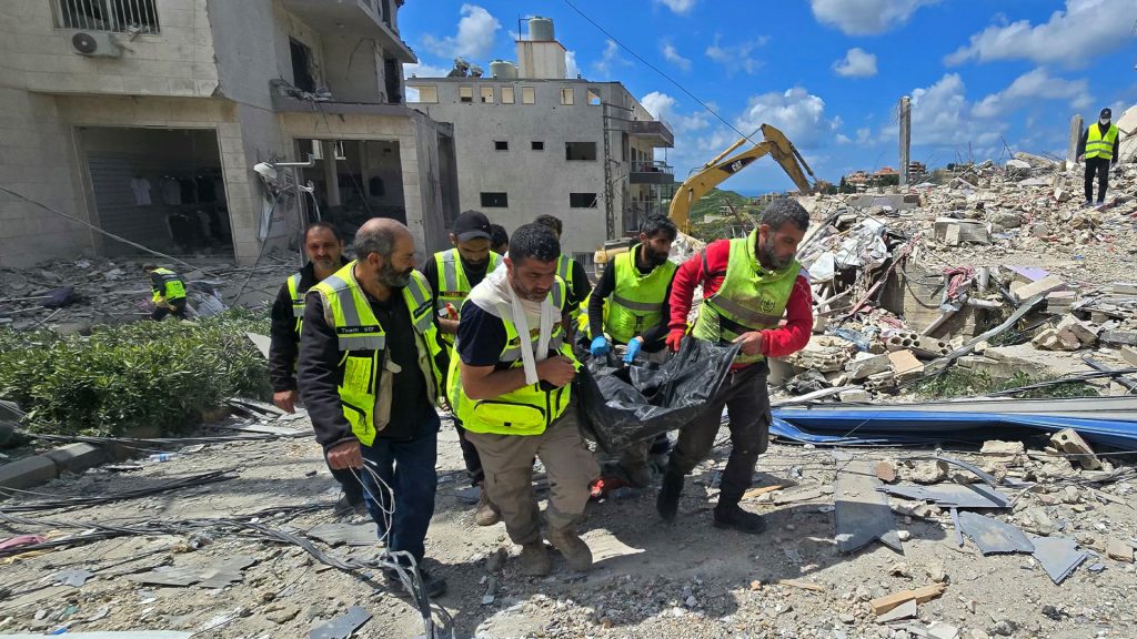 Rescuers dig through rubble after deadly Israeli strikes in south Lebanon | US-Israel war on Iran