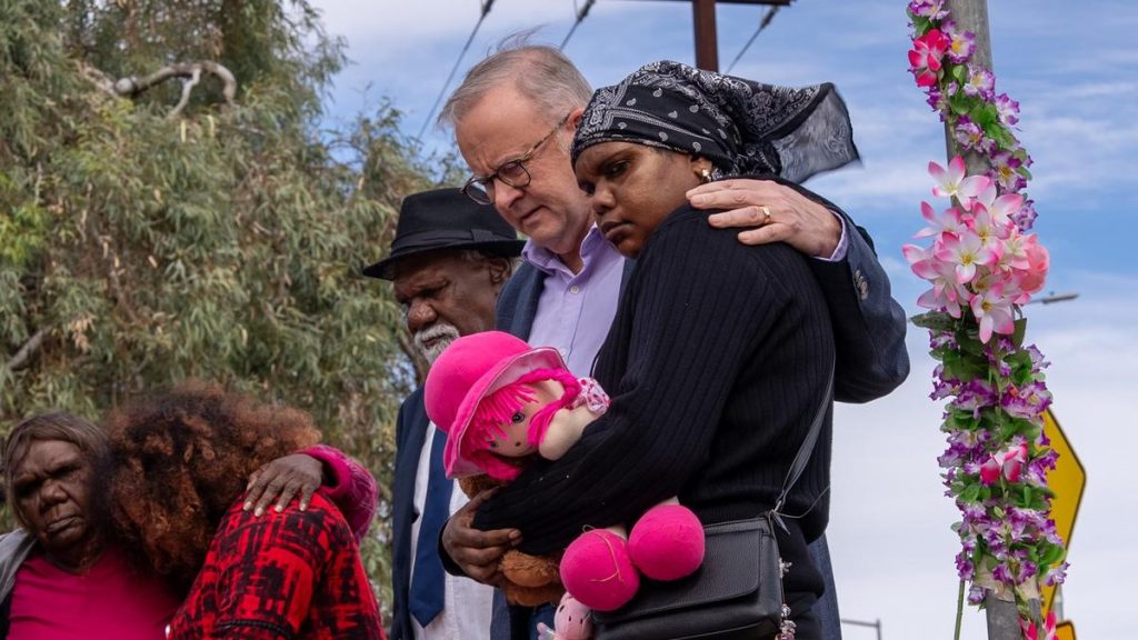 Anthony Albanese meets Kumanjayi Little Baby’s mother in Alice Springs after five-year-old’s alleged murder