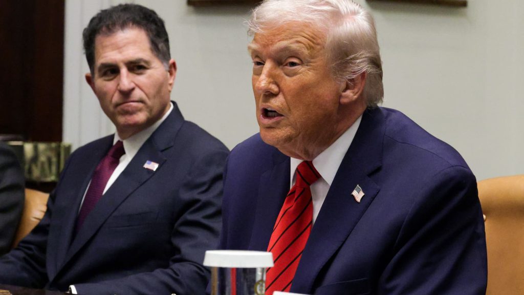 Michael Dell courted Trump early. His company has reaped rewards