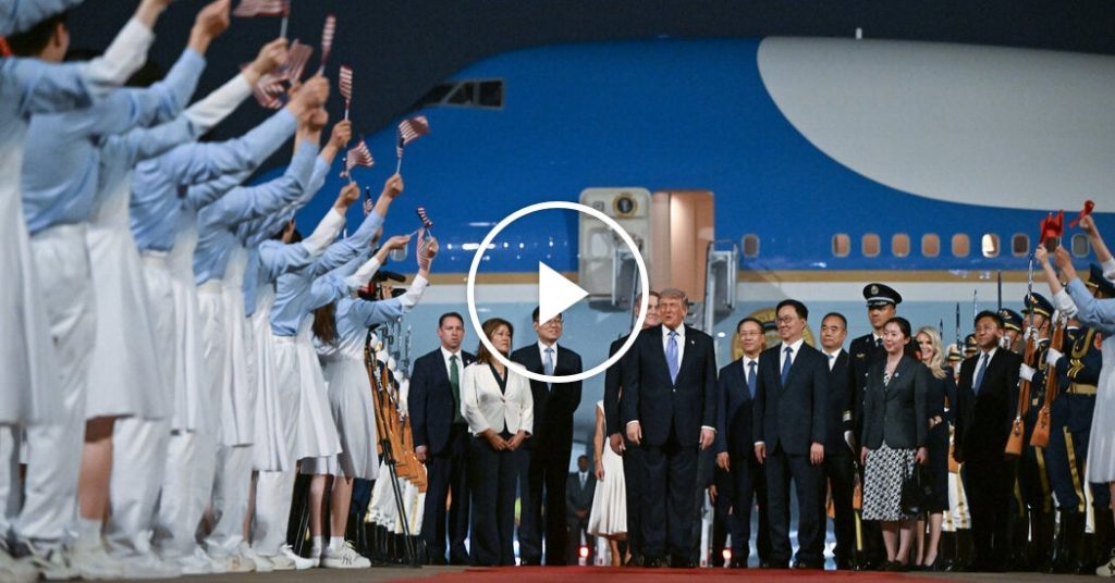 President Trump Arrives in China for Summit with Xi Jinping