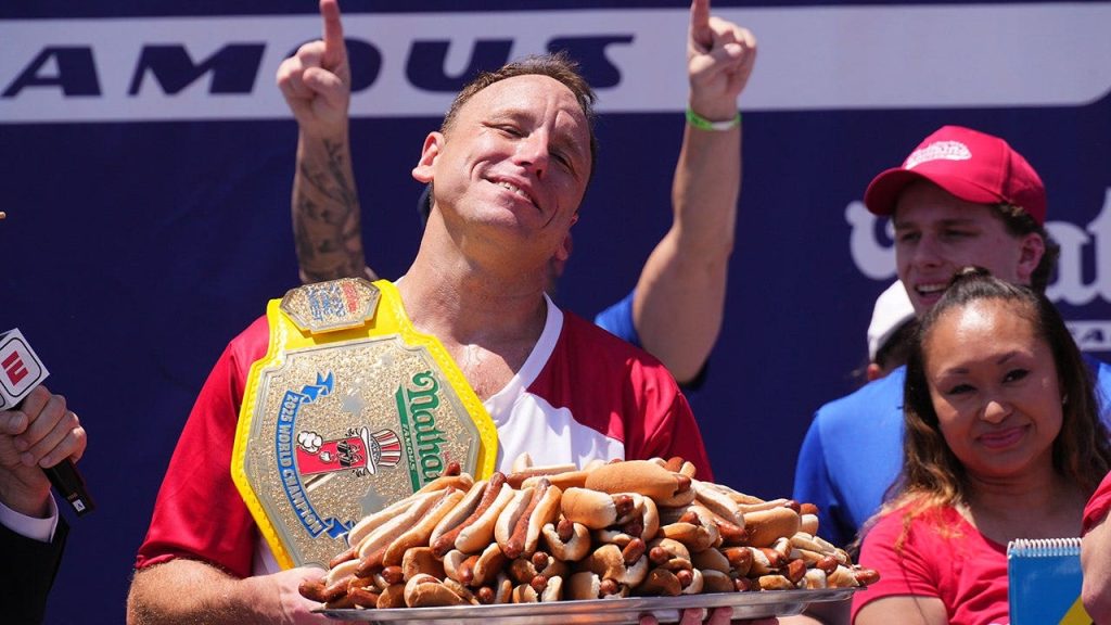Joey Chestnut to defend hot dog eating title on July 4 while on probation