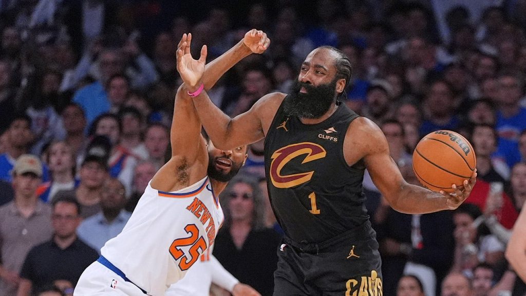 Knicks stun Cavs in Game 1 as James Harden comes under fire