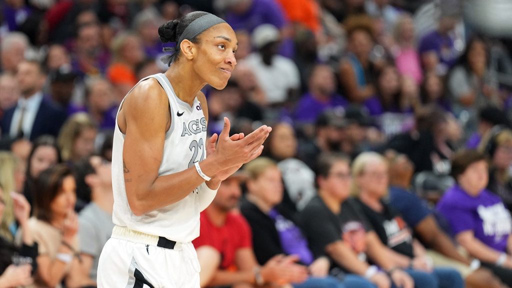 A’ja Wilson, Las Vegas Aces look to bounce back against Valkyries in WNBA