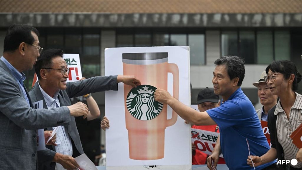 South Korean police quiz executive in Starbucks ‘Tank Day’ fiasco
