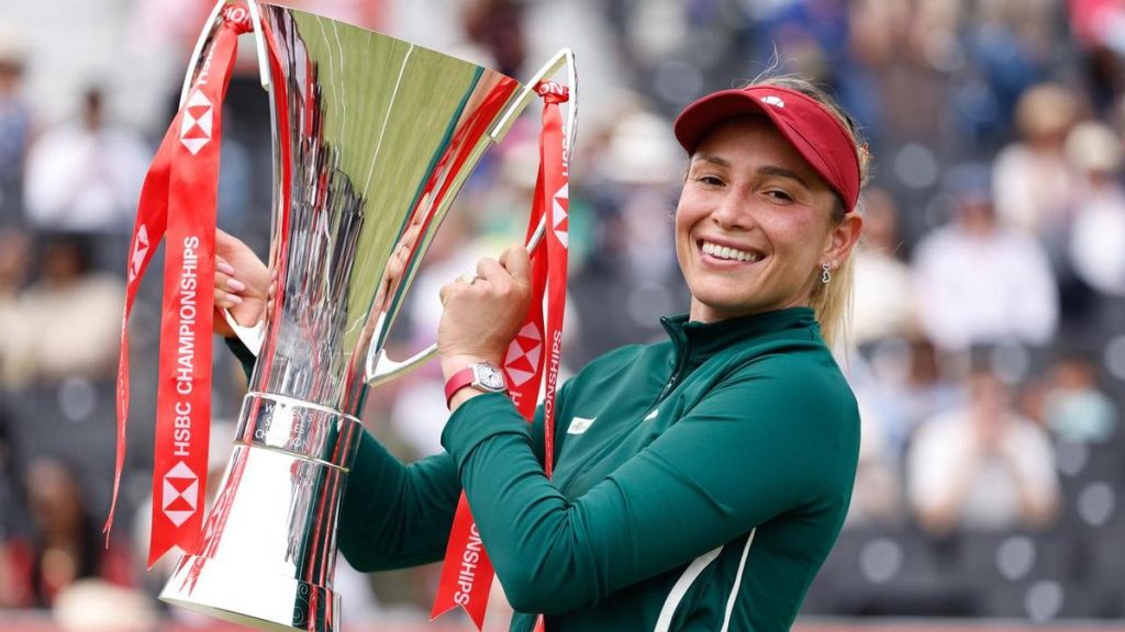 Vekic hangs tough to beat Raducanu in Queen's final
