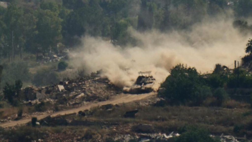 Israeli troops in Lebanon to react 'if under threat'