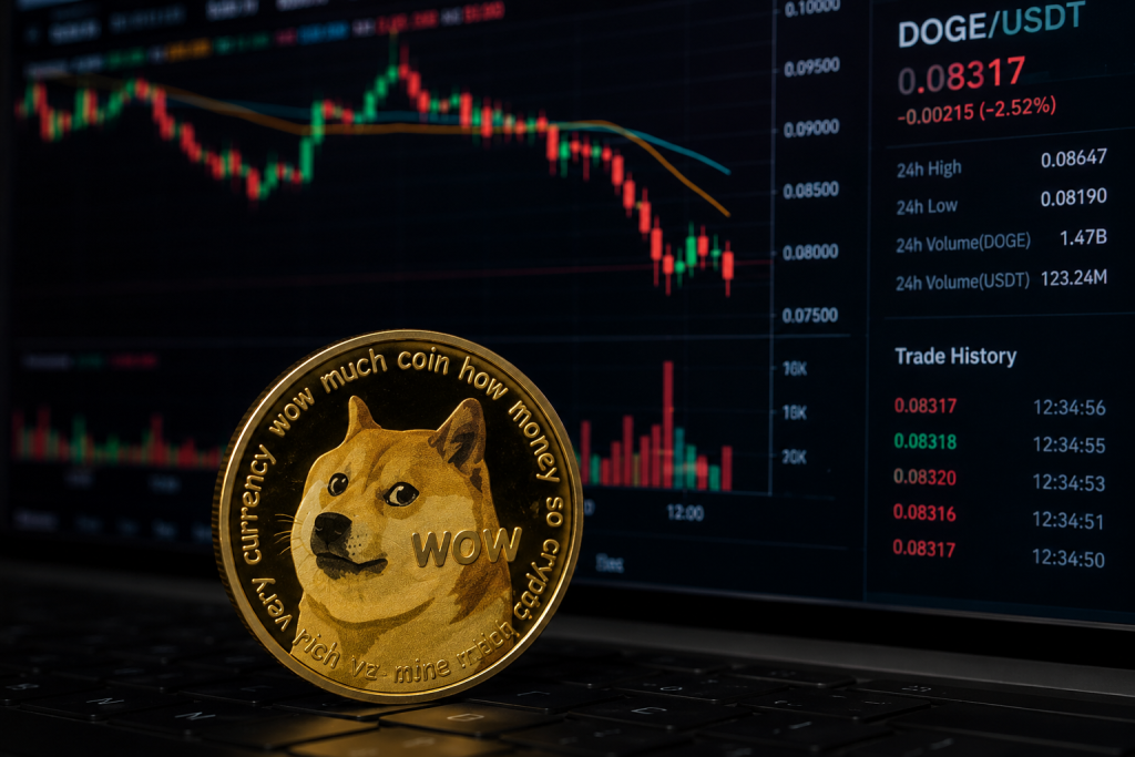 Dogecoin stays below $0.085 as retail sentiment remains weak