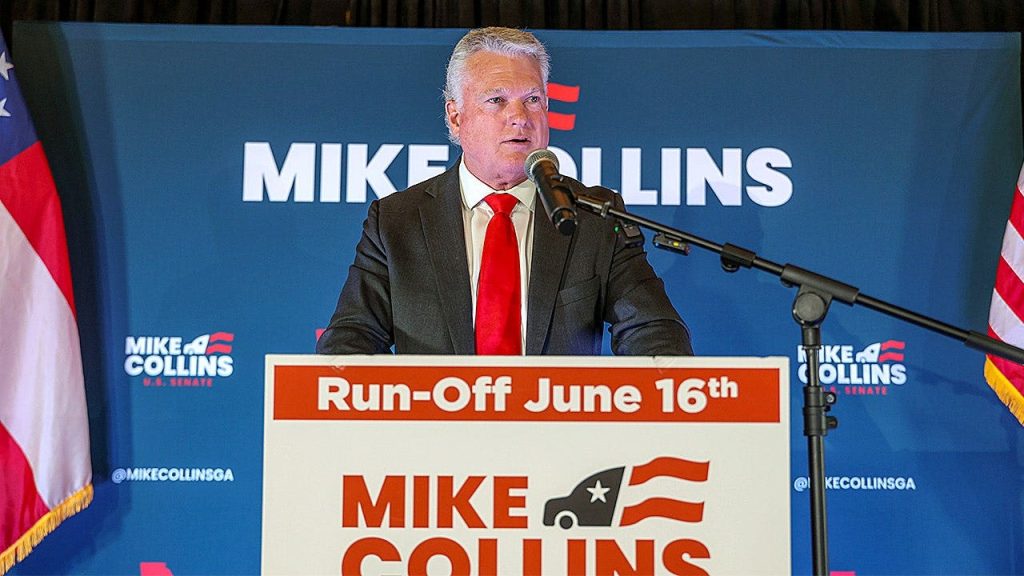 Trump endorses Rep. Mike Collins in Georgia Senate runoff against Dooley