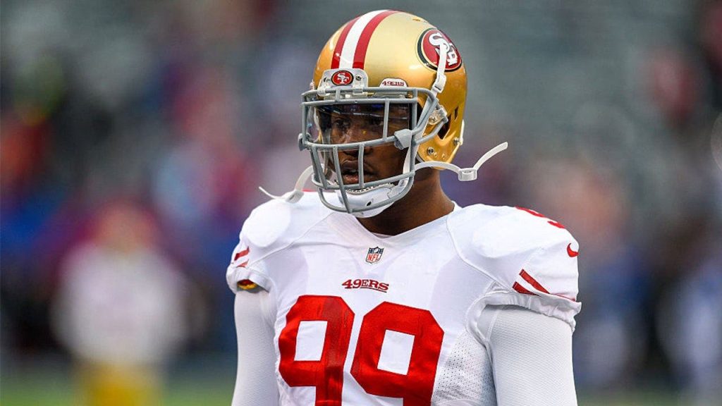 Aldon Smith donated pizzas to homeless charity hours before his death, friend says