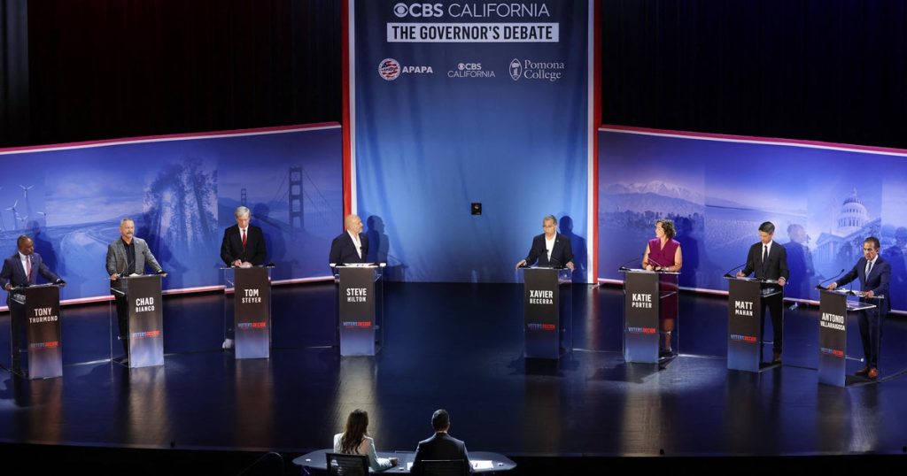 California governor’s race narrows as Hilton, Becerra take early lead over Steyer