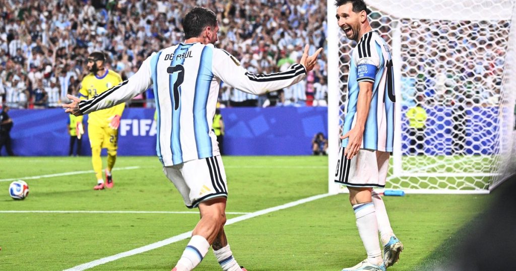 Messi ties men’s World Cup goals record with first World Cup hat trick as Argentina tops Algeria