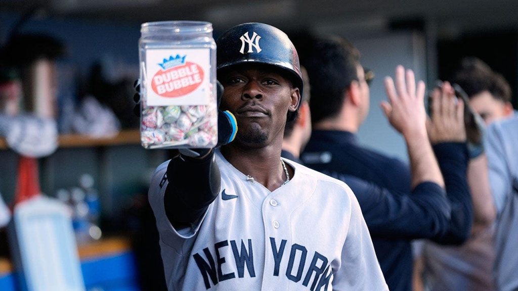 Jazz Chisholm Jr silences lollipop critics with go-ahead Yankees homer