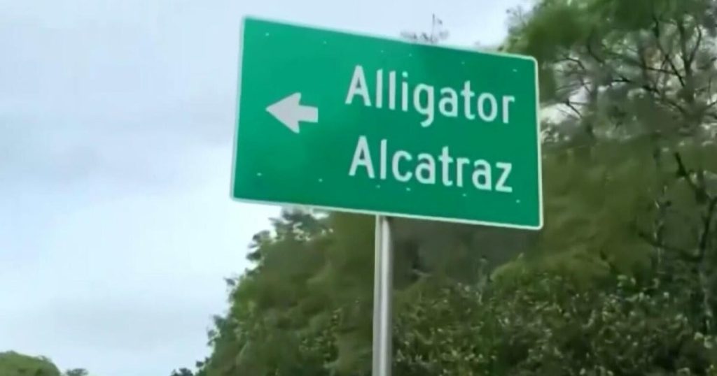 Detainees moved out of “Alligator Alcatraz” over hurricane concerns, ICE says