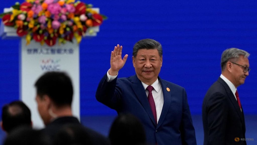 China’s Xi says AI should not be dominated by one country