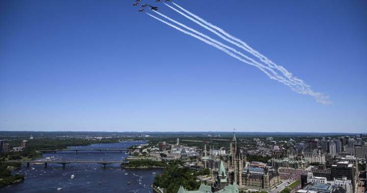 Canada honours U.S. Independence Day with joint fighter jet fly past