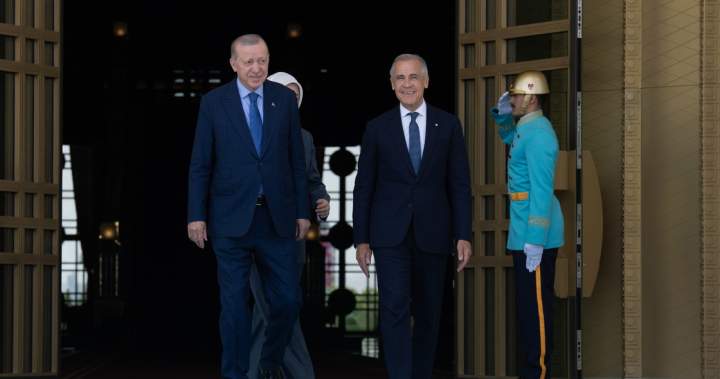 Turkish president gifts personalized guns to Carney, other NATO leaders – National