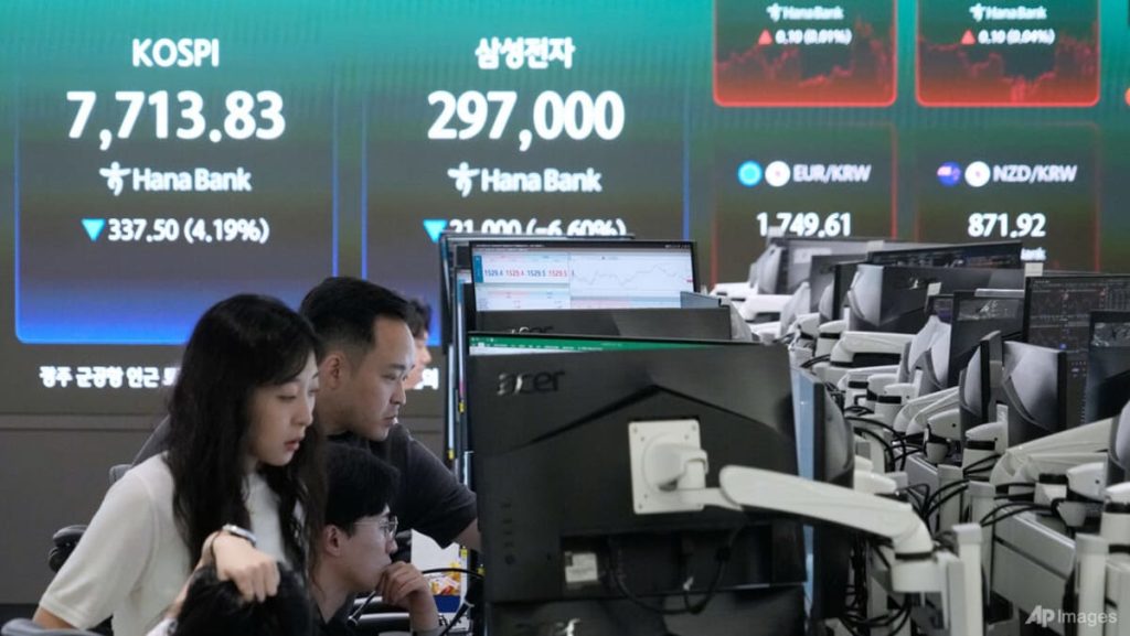 South Korea’s KOSPI tumbles 8%, triggering circuit breakers for sixth time this year