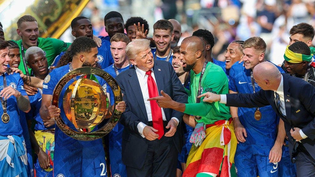 Will Trump appear at the World Cup final?