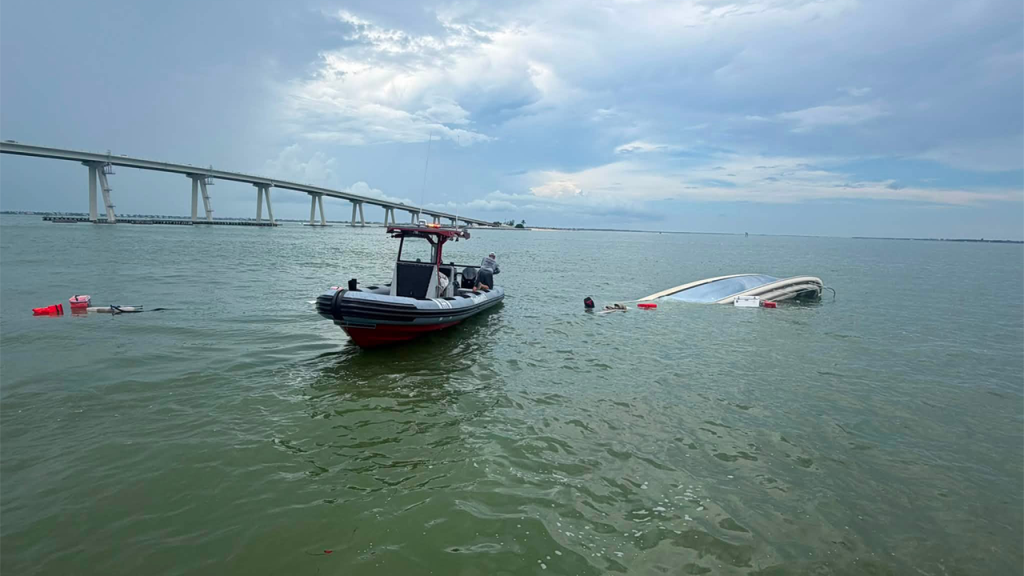Coast Guard Fort Myers Beach saves 8 after boat capsized in Florida