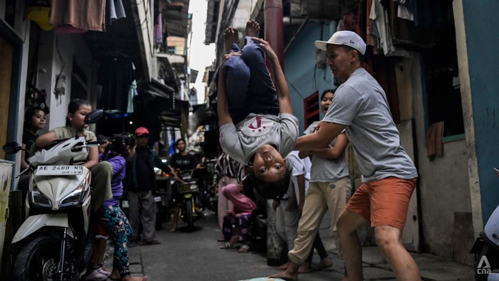 Inside the Jakarta alleyway ‘gym’ training young gymnastics champions