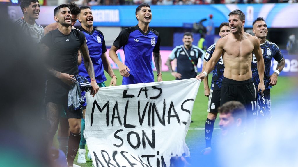 Argentina’s Falklands banner sparks controversy at World Cup | World Cup 2026 News
