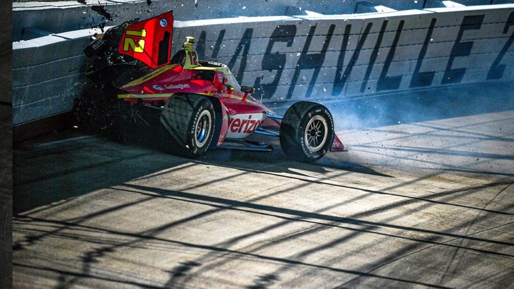 IndyCar’s David Malukas hospitalized after Nashville Superspeedway crash