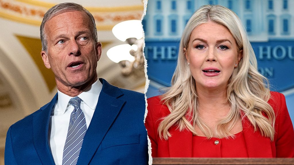 Karoline Leavitt says Trump’s patience with Thune is wearing thin