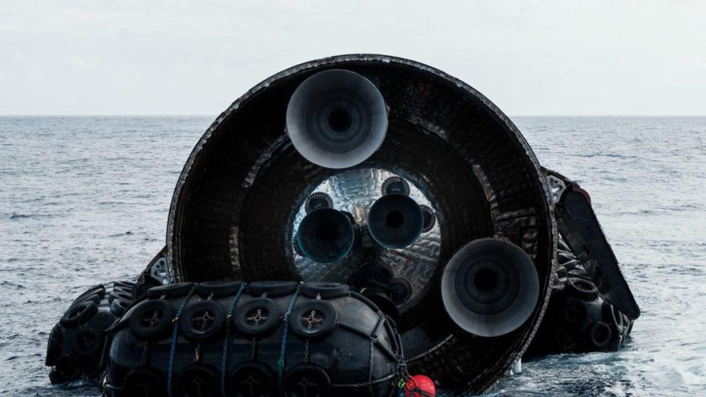 Elon Musk’s SpaceX rocket Ship 40 towed to Christmas Island during salvage operation
