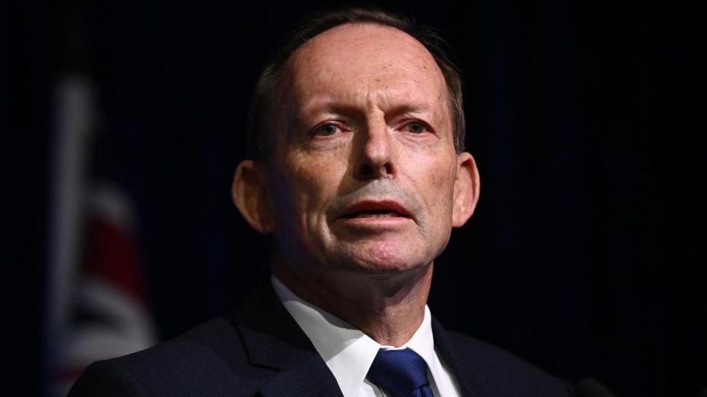 Abbott's 'very informal' role in right-wing lobby group