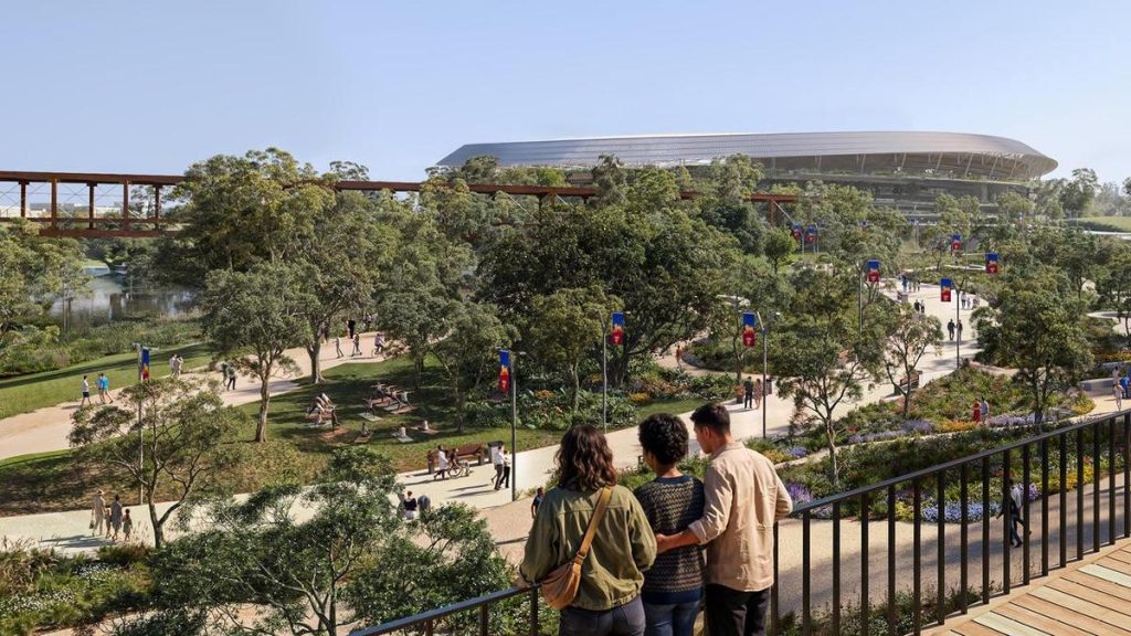 Vision for Olympic site shown as critics slam 'fantasy'