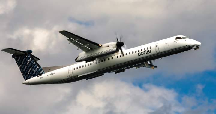 Porter flight cancelled after child refused to wear seatbelt for takeoff – National