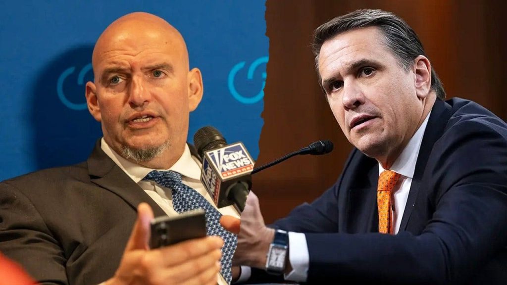 Fetterman says he won’t vote for Todd Blanche as attorney general