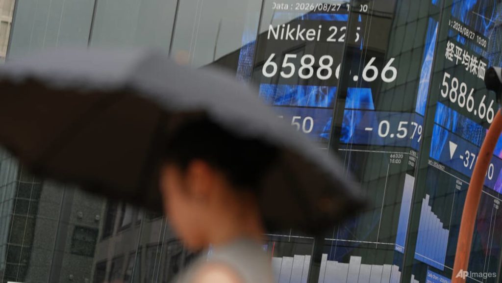 Asian chip firms lifted by Nvidia forecast but broader markets struggle