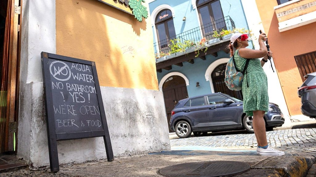 Puerto Rico’s water rationing amid a severe drought is impacting tourists