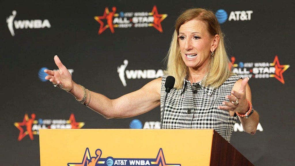 Cathy Engelbert sure seemed to know what a woman was at her first WNBA press conference
