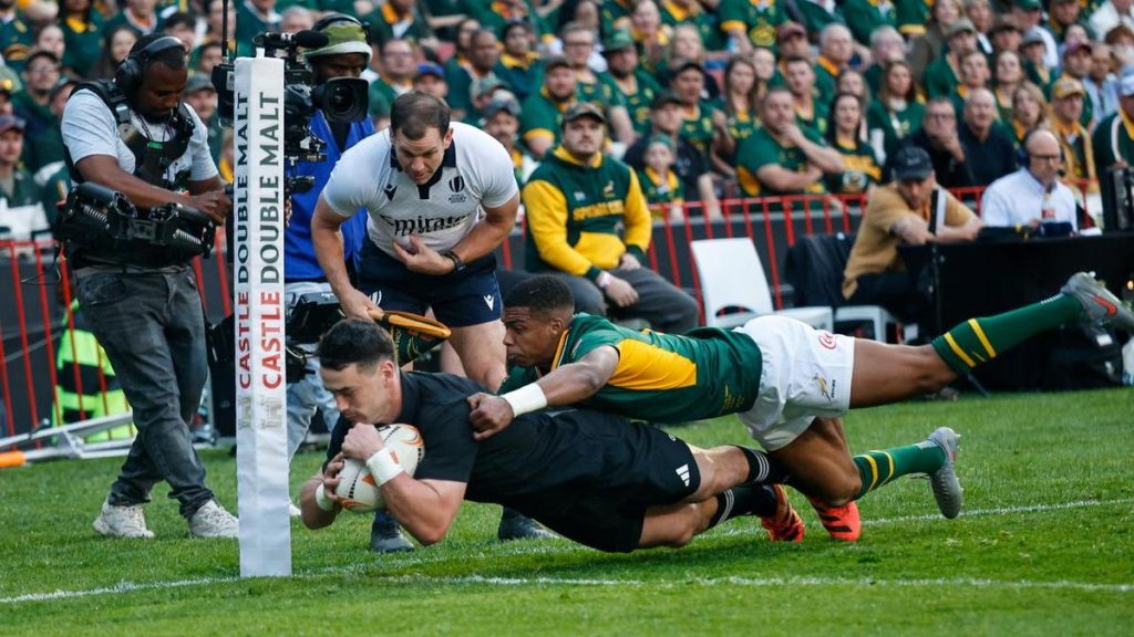 All Blacks stun world champion Boks at Ellis Park