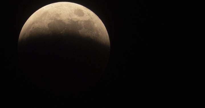 Partial lunar eclipse will be visible across parts of Canadian skies soon – National