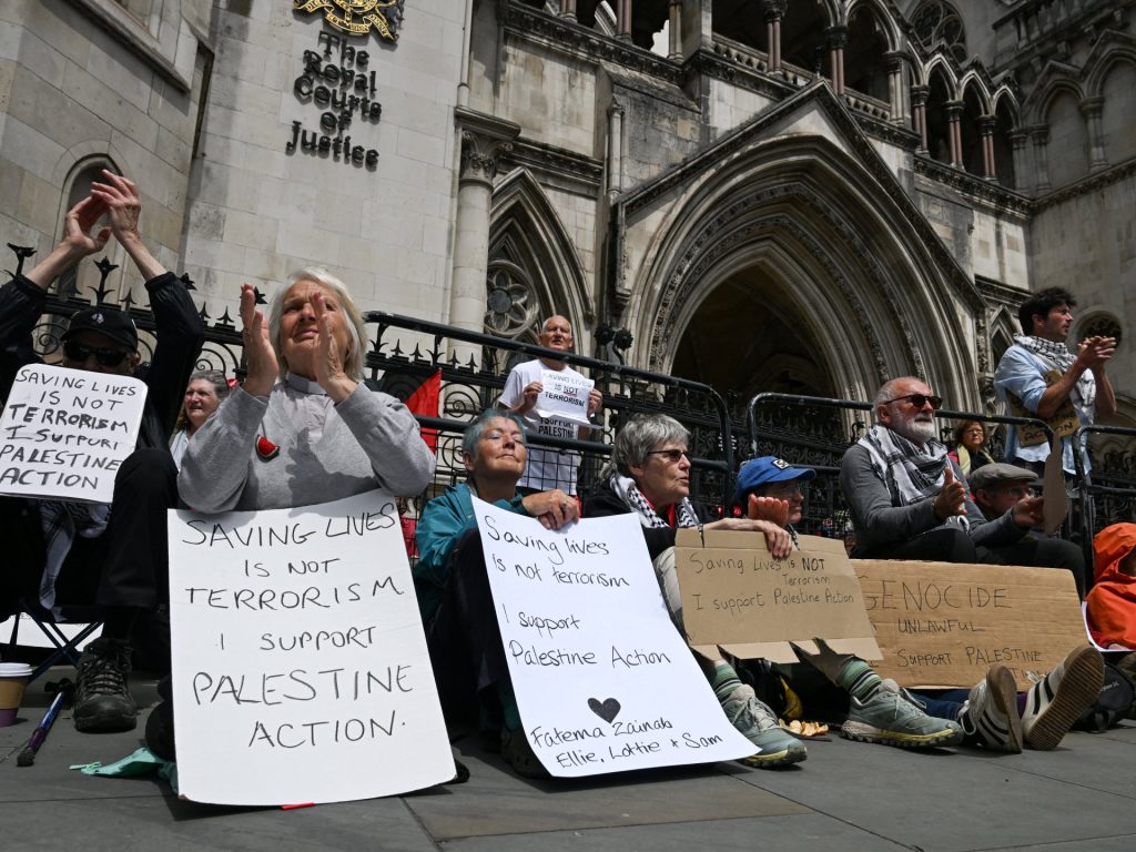 Four imprisoned Palestine Action activists appeal ‘terrorism’ sentences | Israel-Palestine conflict News