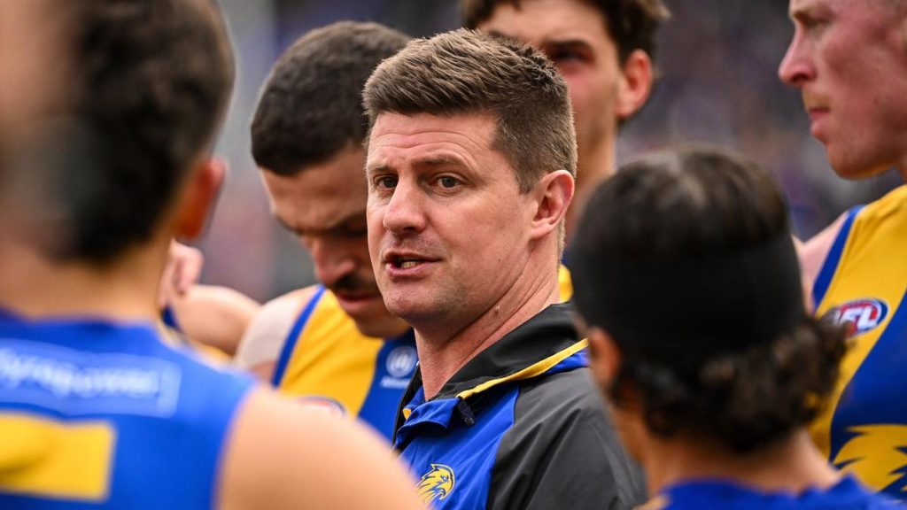 West Coast coach Andrew McQualter says work ethic of Eagles ‘wasn’t at the highest level’ when he assumed job
