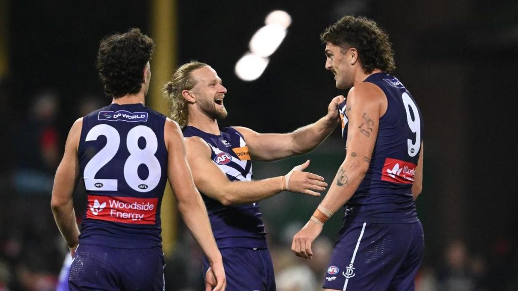 Young plays down 'fluke' game-turning goal for Dockers
