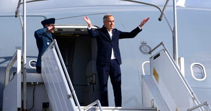 Carney to address Liberal caucus after return from Europe – National