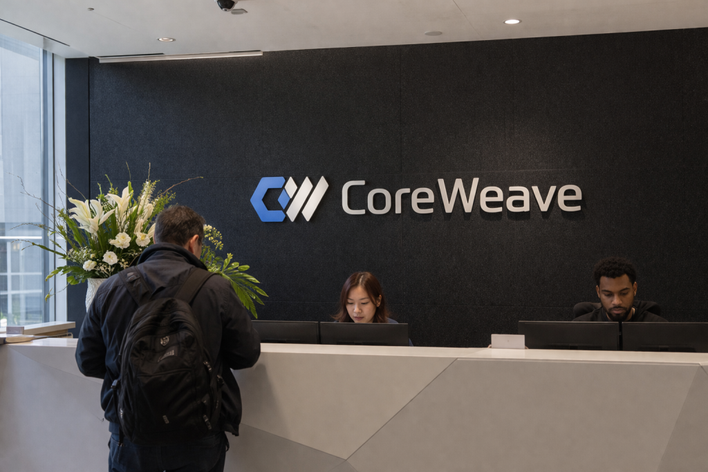 Why is CoreWeave stock surging 16% today