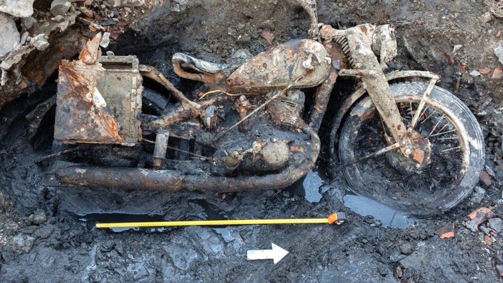 World War II Wehrmacht motorcycle found in Danube with soldiers’ remains