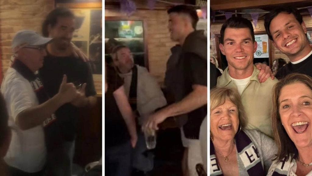 Fremantle Dockers players spotted at Irish pub Mons O’Shea after grand final loss to Brisbane