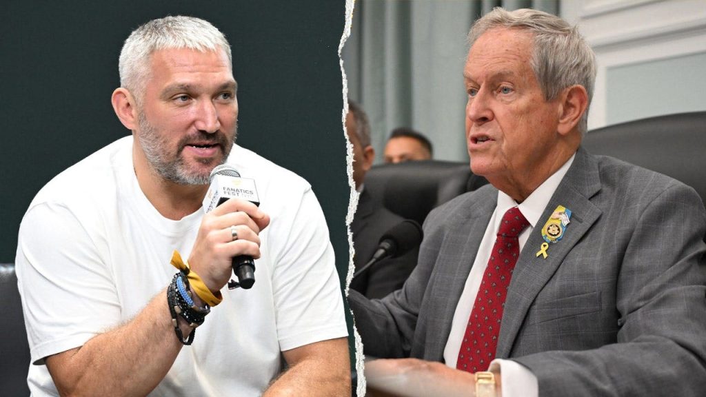 Republican congressman presses NHL over Alex Ovechkin’s appearance in Putin party campaign ad