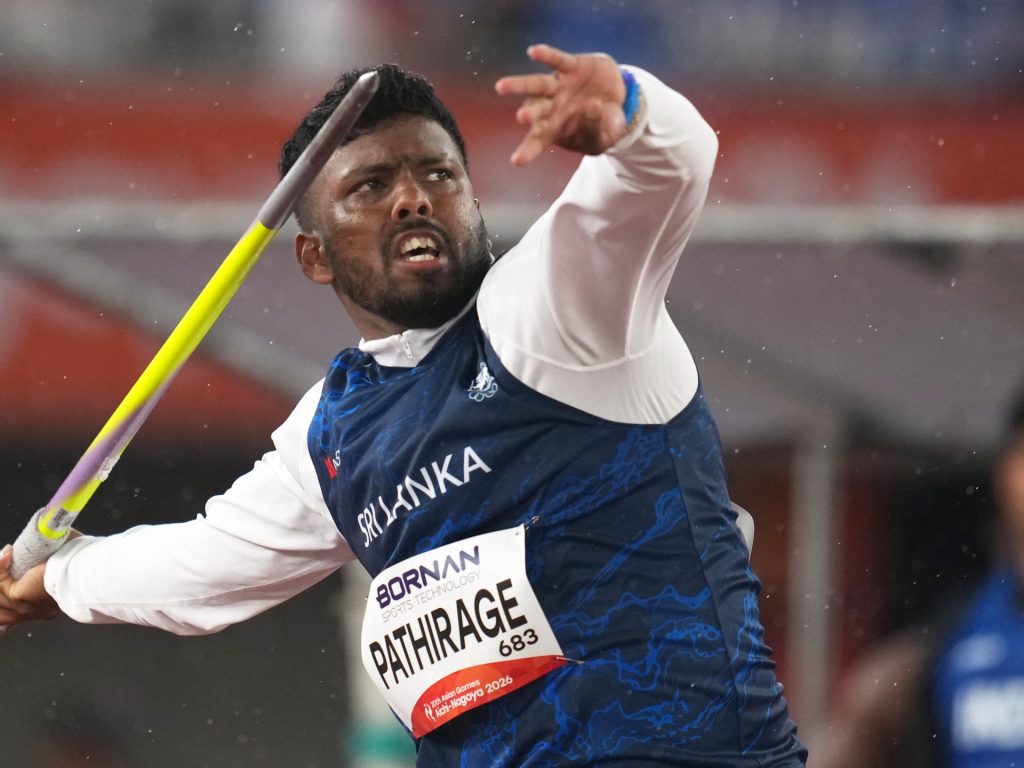 Sri Lanka’s Rumesh Pathirage wins Asian Games javelin gold | Athletics