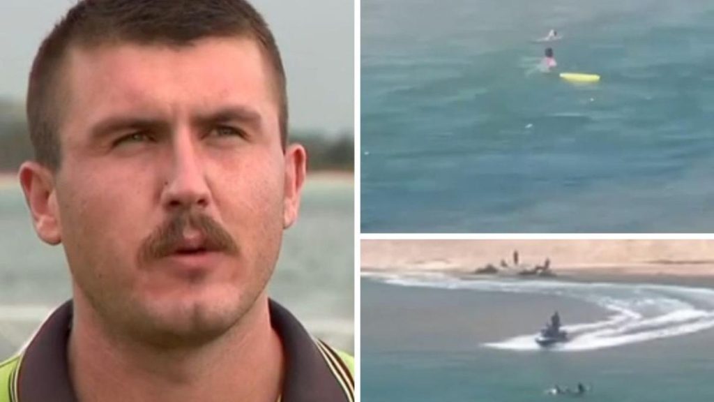 Central Coast surf lifesaver rescues two people from dangerous current at The Entrance Channel