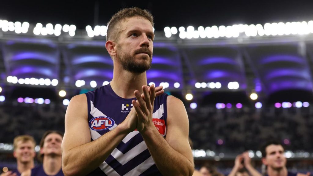 AFL Grand Final: Retiring Fremantle Dockers star Sam Switkowski on his last game, fatherhood and immortality