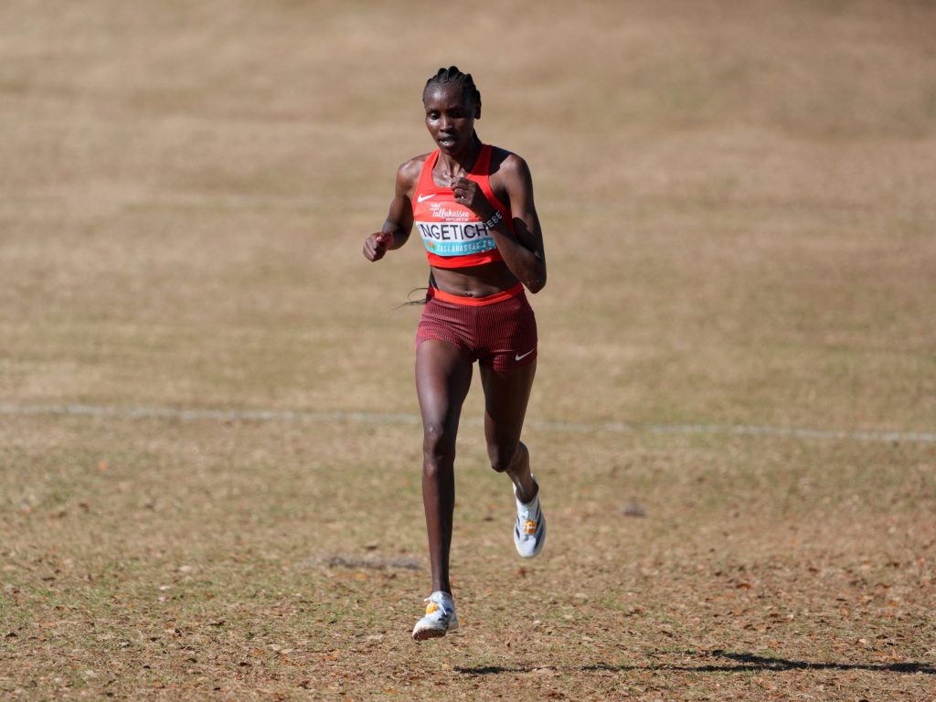 Kenya’s Ngetich breaks women-only half-marathon world record by a second | Athletics